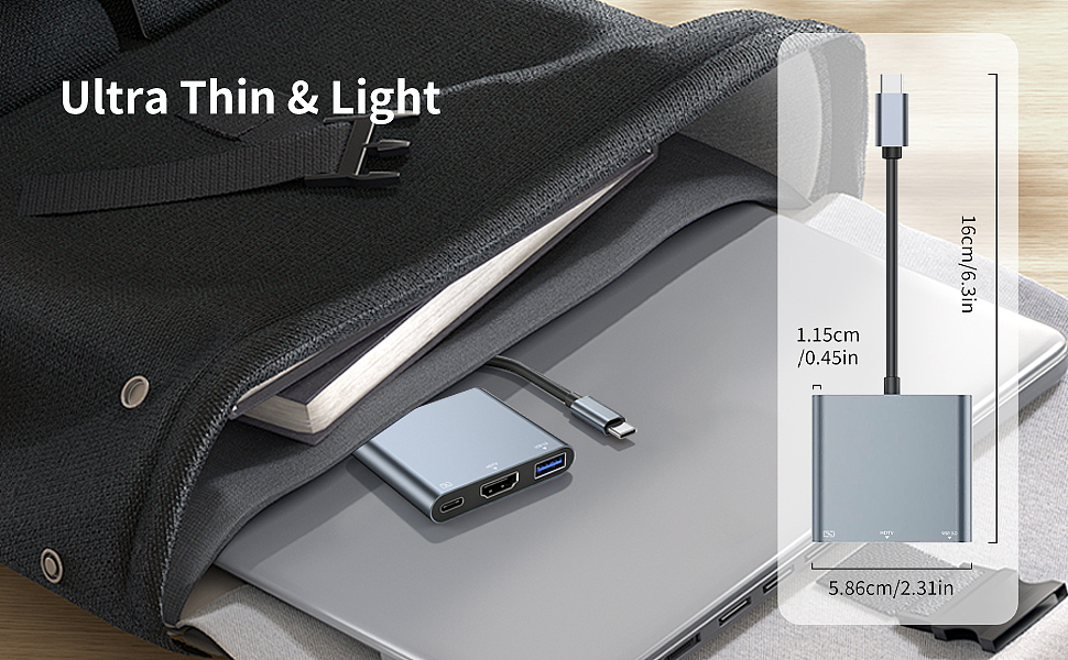 USB-C三合一转换器（图ZMzk5MzQ5MDY0） - 品牌 - 站酷设计师木白008原创素材 - 站酷ZCOOL