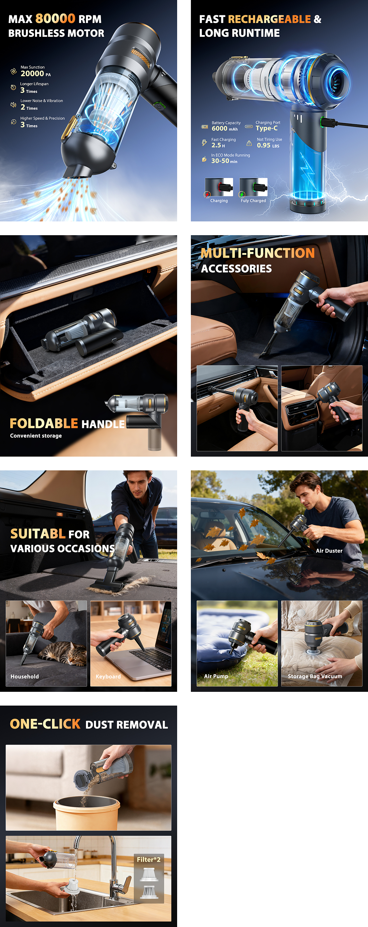 车载吸尘器 亚马逊作品