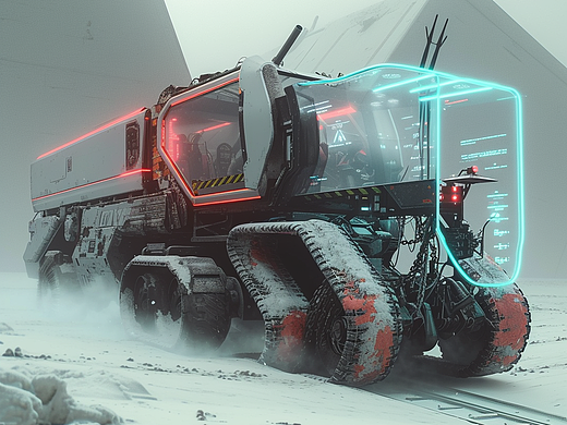 极寒工程载具 ｜ 全息履带作业车