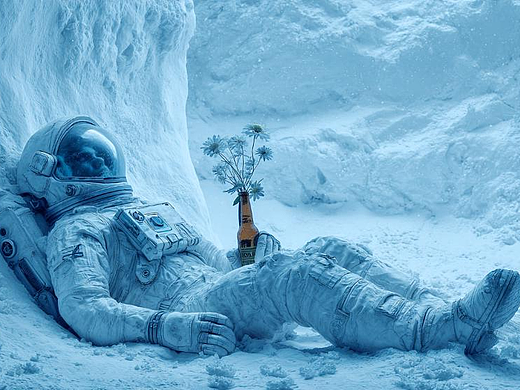 「AI作品 爆冷」结冰❄️