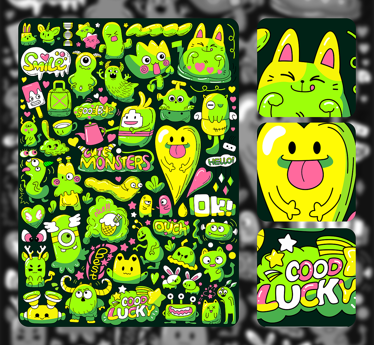 【潮流符号狂欢】趣味涂鸦插画合集 1.0