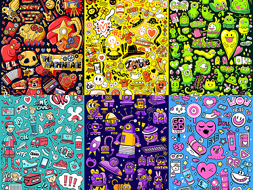 【潮流符号狂欢】趣味涂鸦插画合集 1.0