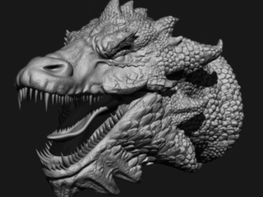 恐龙建模雕刻