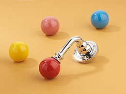 彩色球门锁详情页