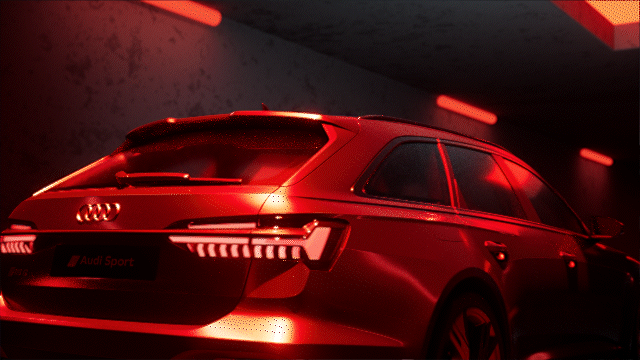 C4D 奥迪汽车动画练习