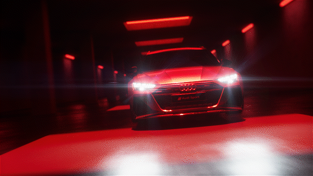 C4D 奥迪汽车动画练习