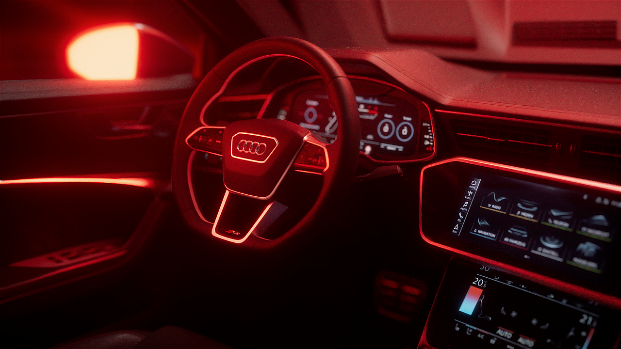 C4D 奥迪汽车动画练习（图ZMzk5MzU2NTg4） - 动画/影视 - 站酷设计师赛博仓鼠原创素材 - 站酷ZCOOL