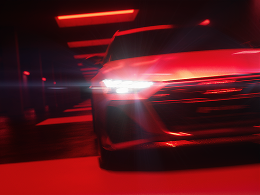 C4D 奥迪汽车动画练习
