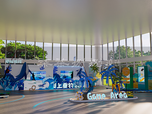 海洋轮船主题模块化搭建临展交互方案-练习作品