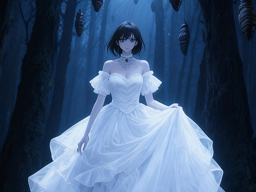 雾林里的白裙，是未破的茧（个人主页-ZNzI4MzA4NDQ=） - 概念设定 - 站酷设计师Z608669565原创素材 - 站酷ZCOOL