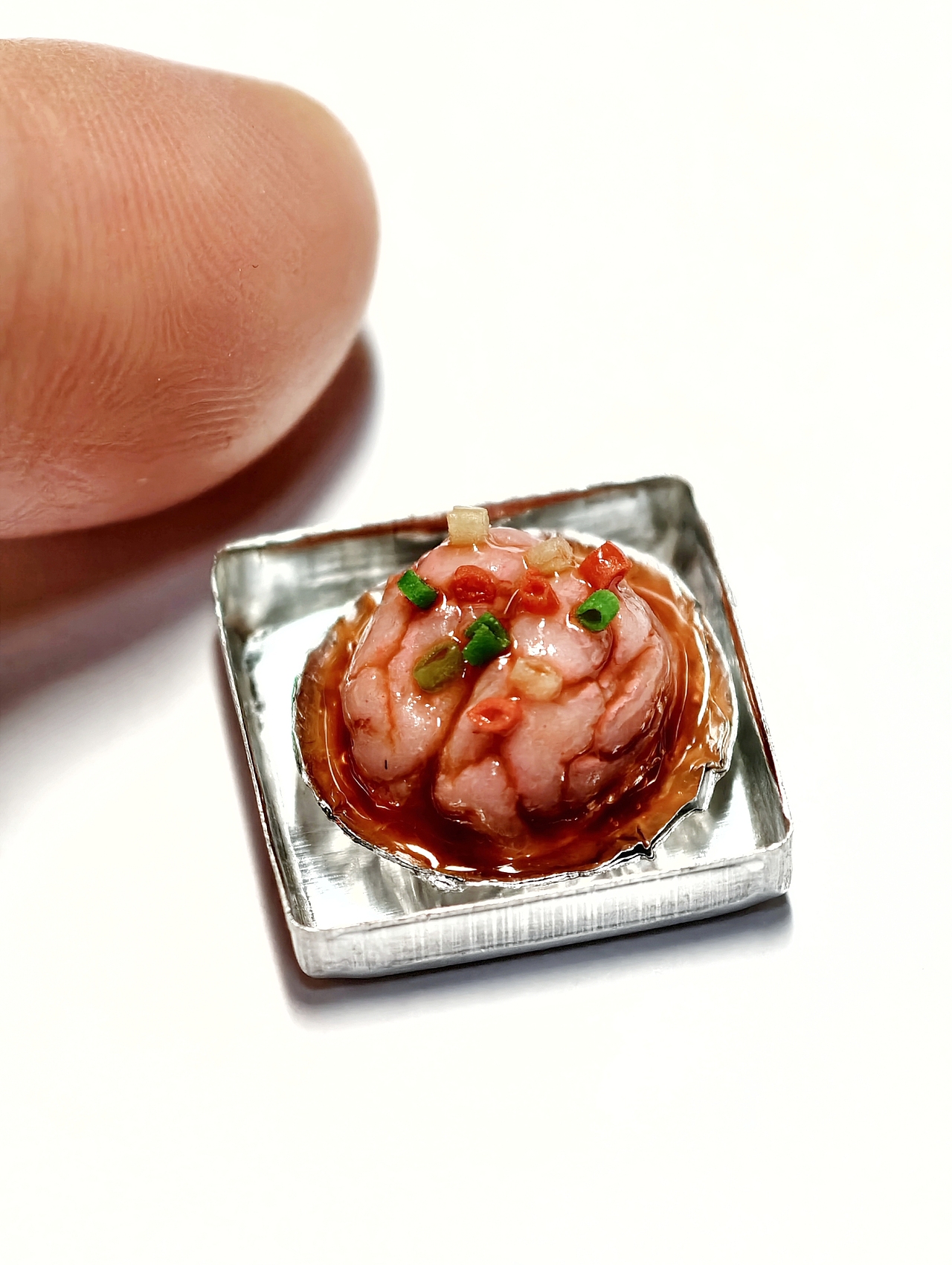 把西昌烤肉微缩装进眼影盘|粘土食玩教程