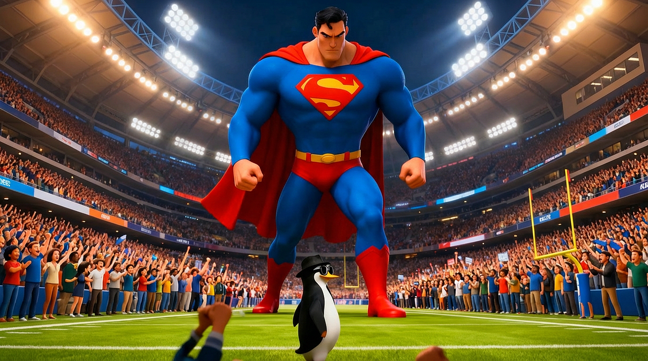 企鹅KO了漫威超英