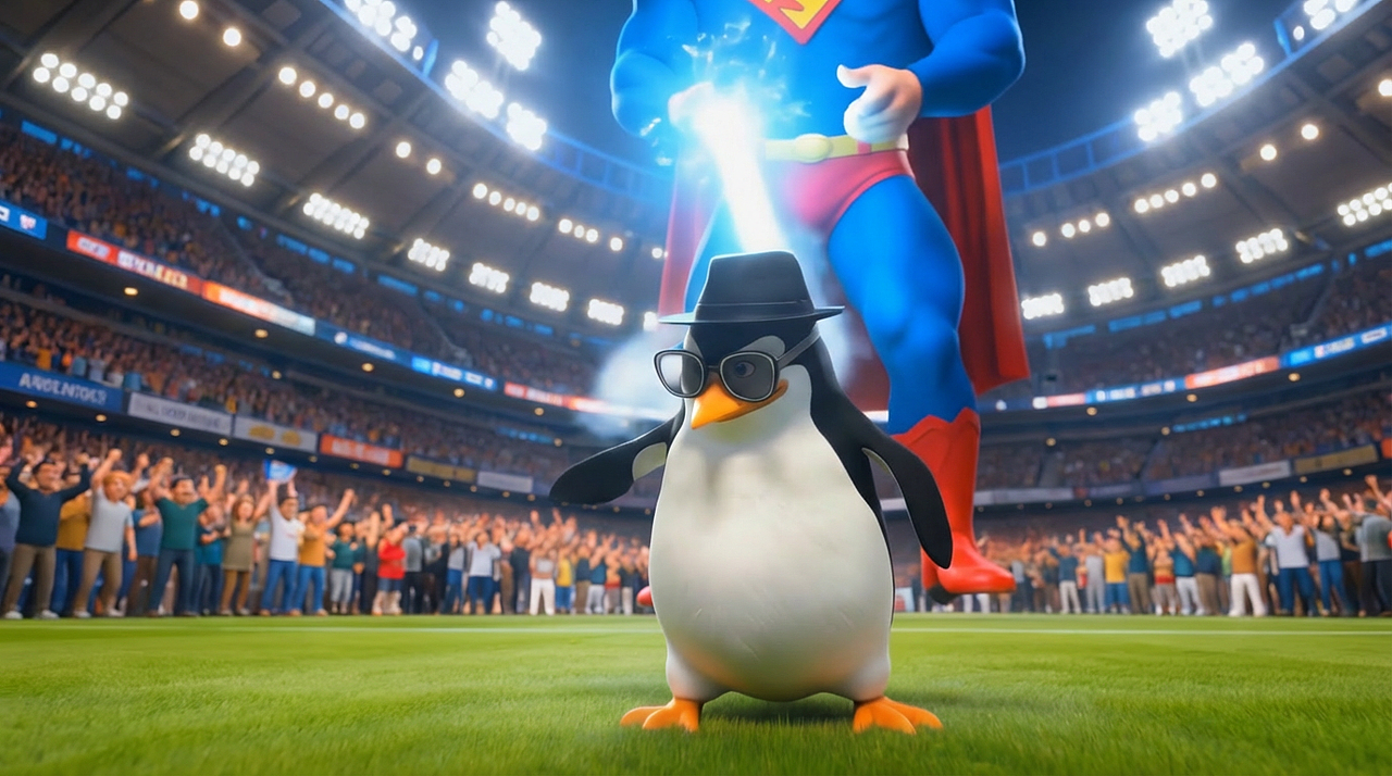 企鹅KO了漫威超英