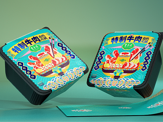 東來順自熱小火鍋（個人主頁-ZNzI4MzIwMzI=） - 包裝 - 站酷設(shè)計師Zhai宏昌原創(chuàng)素材 - 站酷ZCOOL