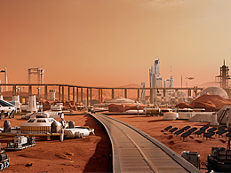 文昌航天《火星幻想》星际站沉浸式展厅 火星漫纪CG