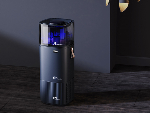 德业Water Cube空气净化加湿一体机