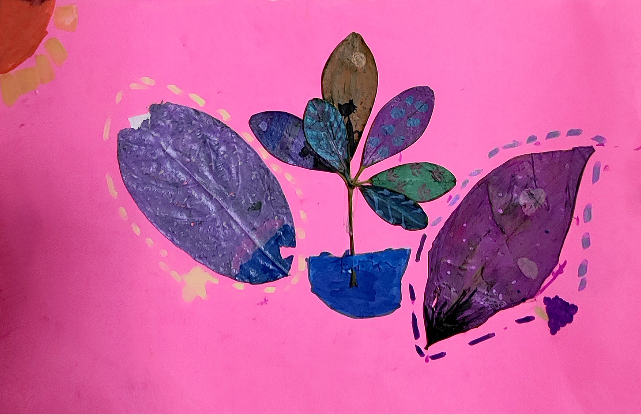 彩色的叶子  作者：李辰浠