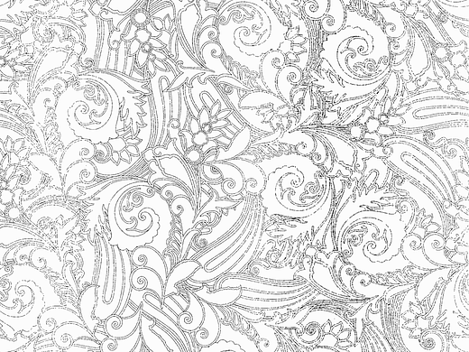 无缝拼接卷草纹