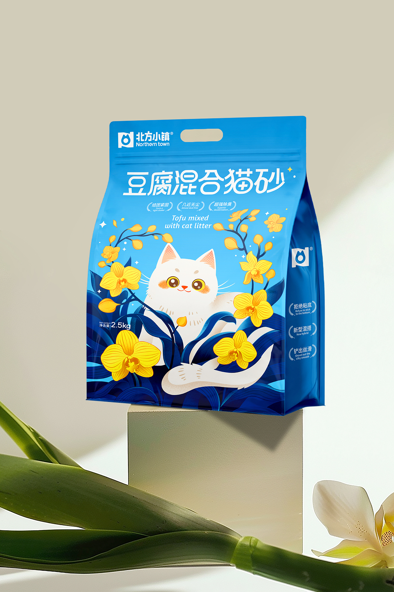 猫砂包装 猫砂包装设计 宠物包装 宠物品牌设计 宠物vi