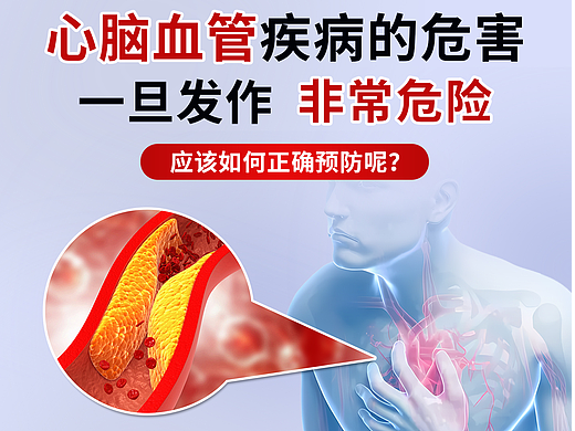 心脑血管疾病科普产品海报