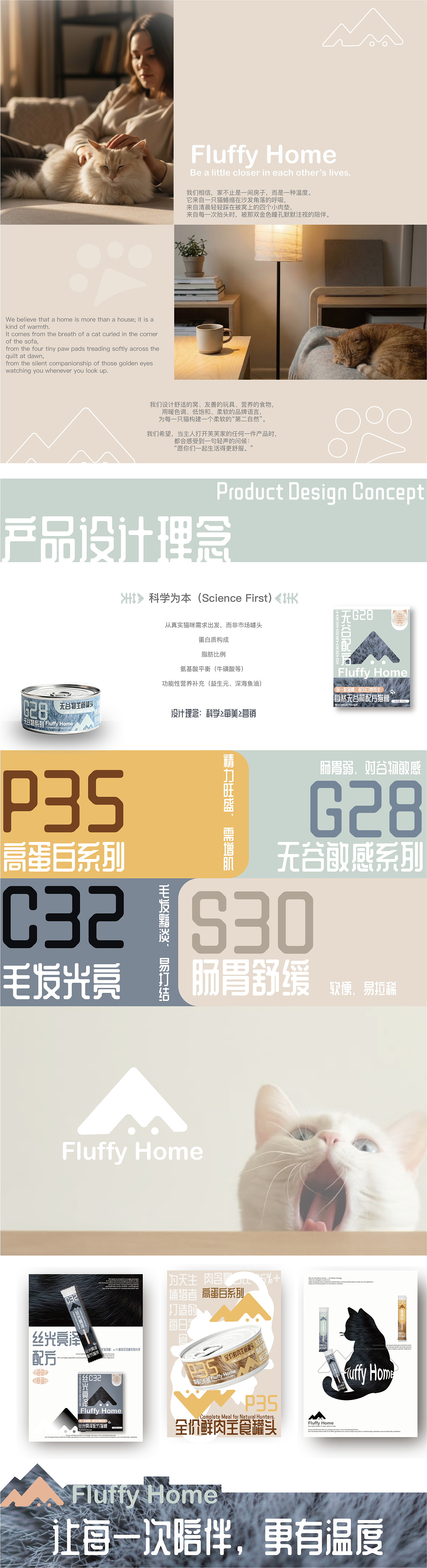「Fluffy Home 芙芙家」宠物生活方式品牌（图ZMzk5NDE1MzM2） - 品牌 - 站酷设计师yedc原创素材 - 站酷ZCOOL