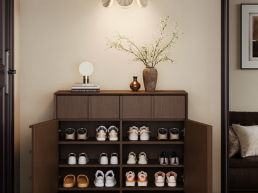 家具效果图|鞋柜