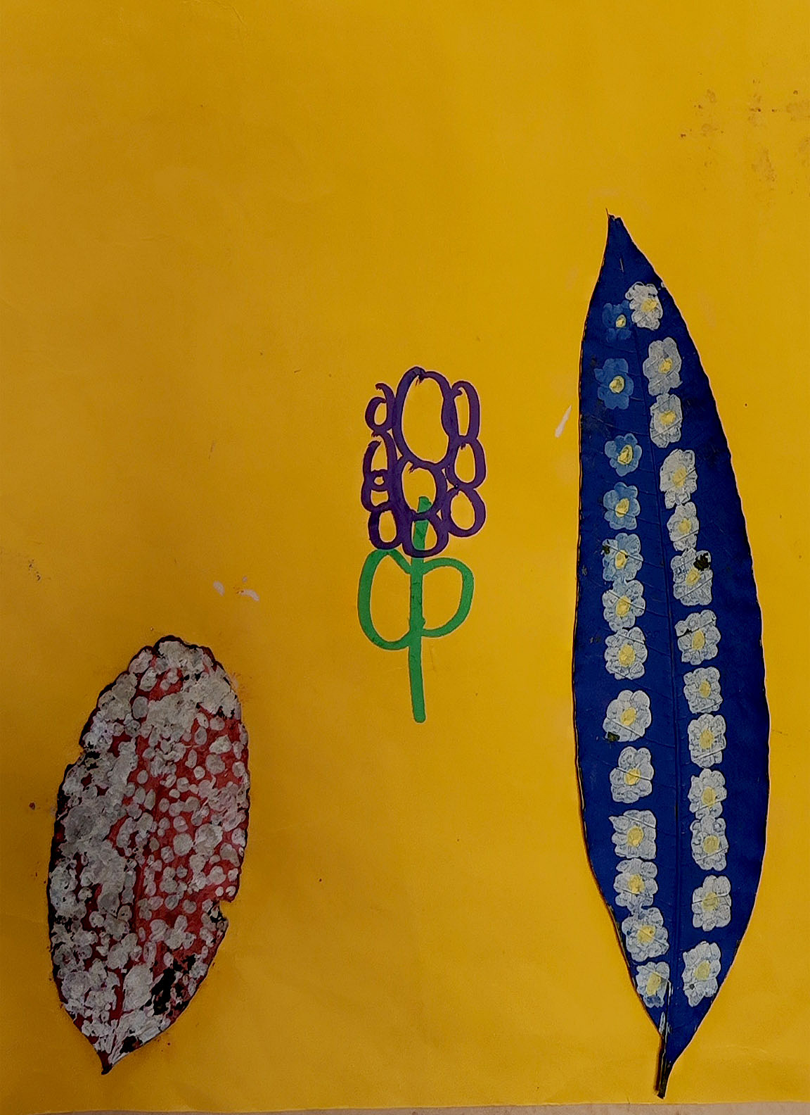 彩色的树叶  作者：黄佳欣