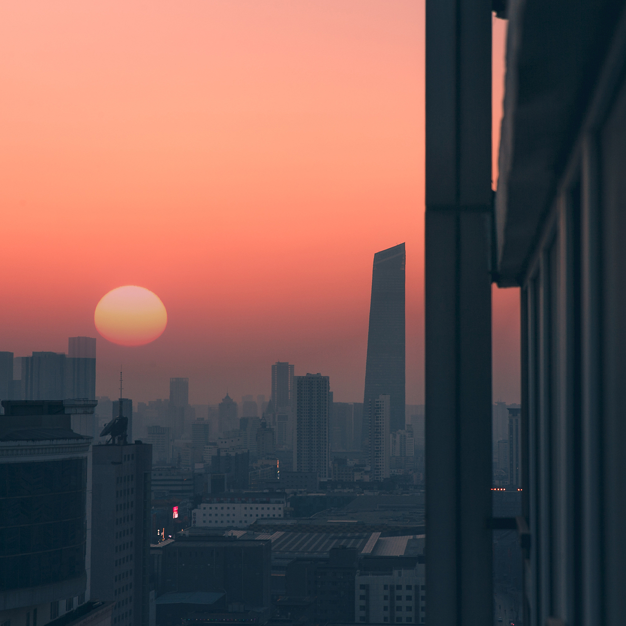 工作室窗外的风景