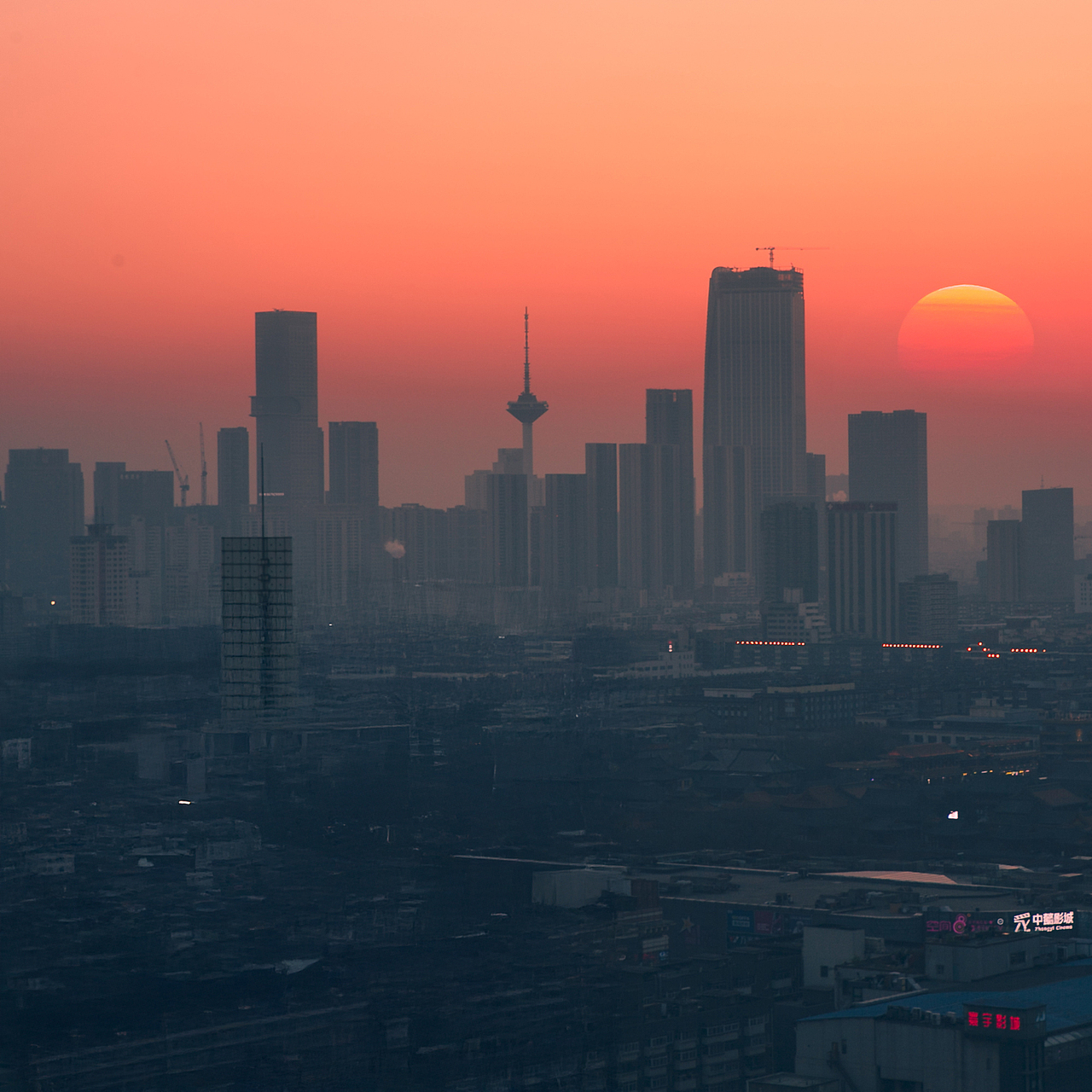 工作室窗外的风景