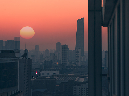 工作室窗外的风景