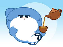 小白鲨IP表情动画-白鲨食品，老广童年