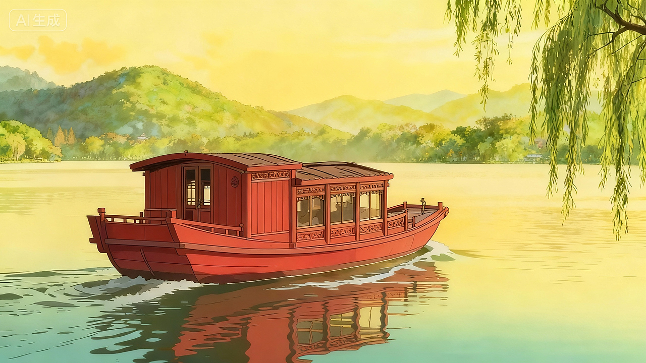 一张红船的照片(也是我视频中使用的)。最开始我的视频,根本没有注意红船的样式,还是后面有一个老师对这方面比较了解,叫我们讲究一点。——当然视频中肯定还有很多问题,慢慢学习把。