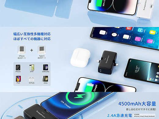 充电宝亚马逊主图A+