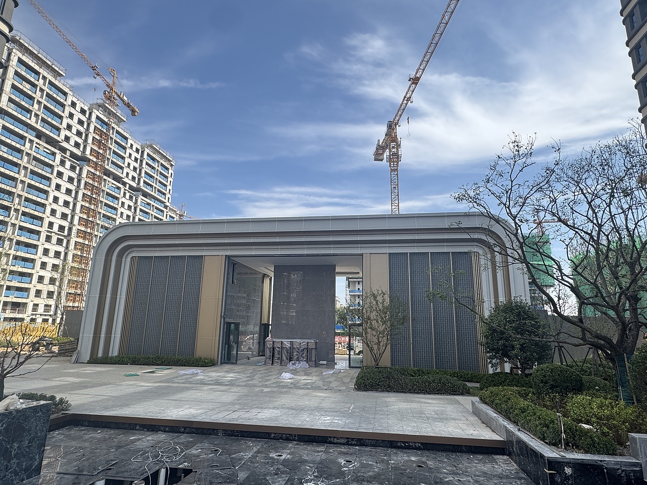 山东泰安恒地天悦小区园林景观工程