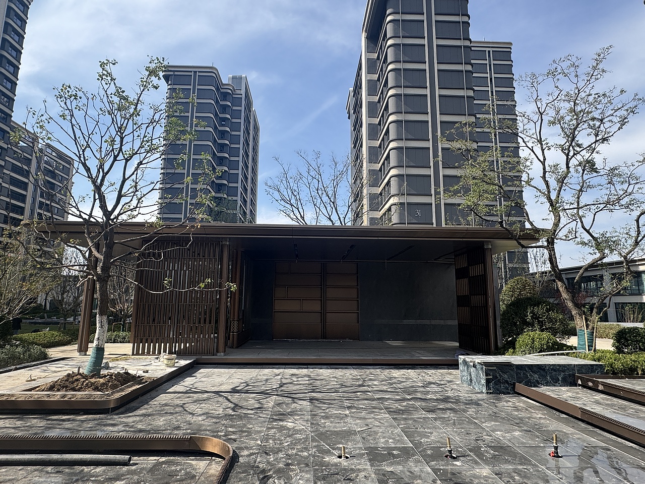 山东泰安恒地天悦小区园林景观工程