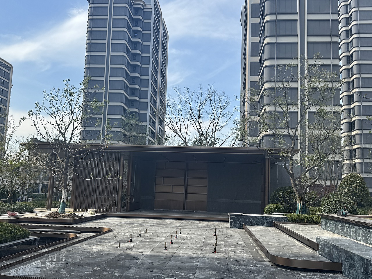 山东泰安恒地天悦小区园林景观工程