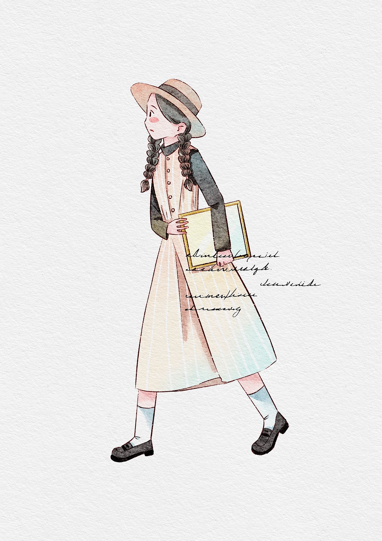 水彩人物合集9张