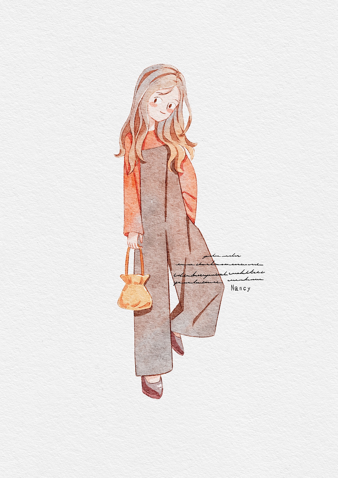 水彩人物合集9张