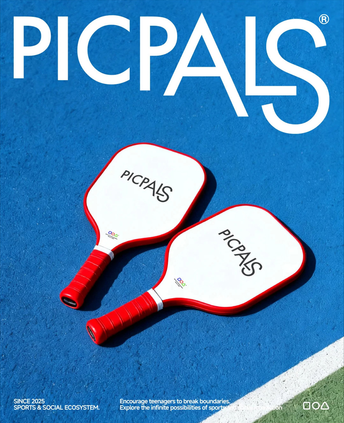 “游戏感”就是运动的内核-PICPALS 海外匹克球品牌设计｜365天的好设计 NO.140（图ZMTUzMDE1NzY=） - 观点 - 站酷设计师365天的好设计原创素材 - 站酷ZCOOL
