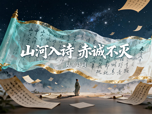 《山河入诗，赤诚不灭》