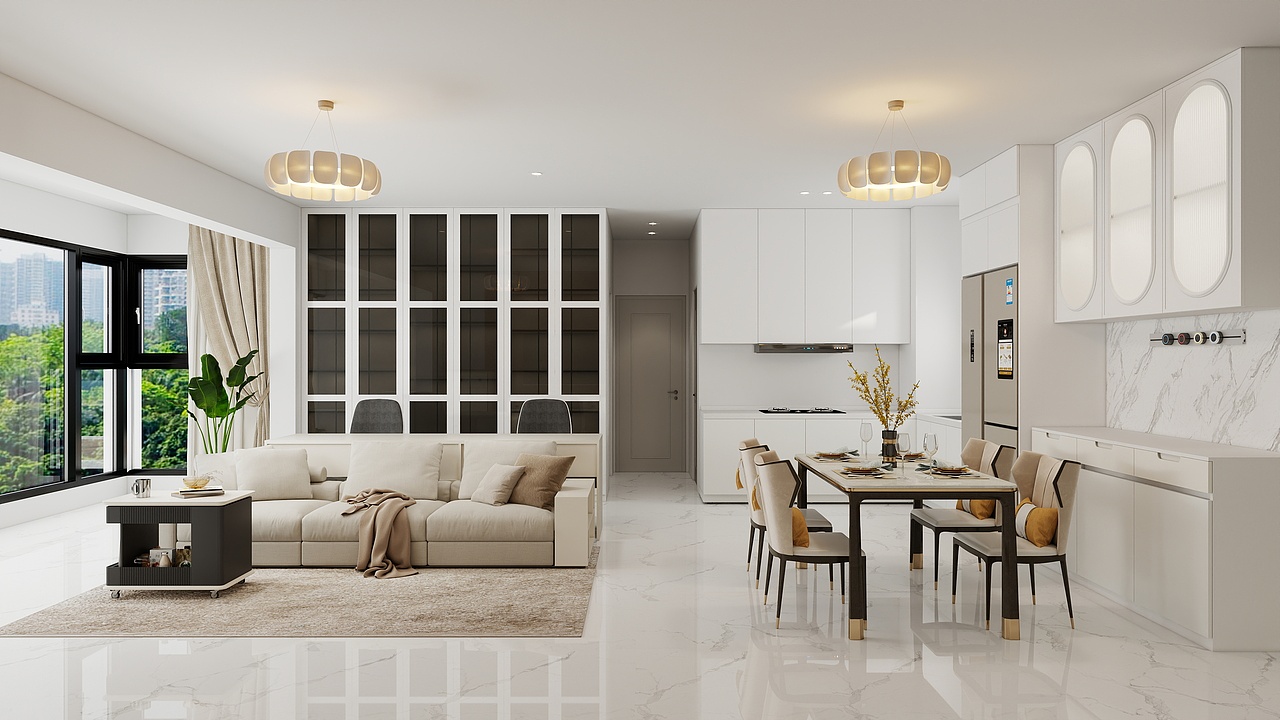 和悦滨江|三房两厅|室内设计|软装|定制|