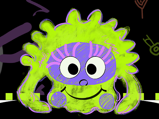 荧萌小怪IP--贺兰山太阳神