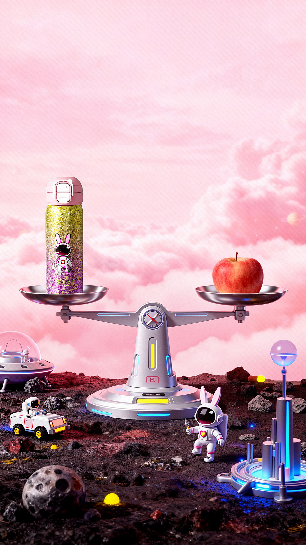 钛杯渲染——星际兔钛杯(五)