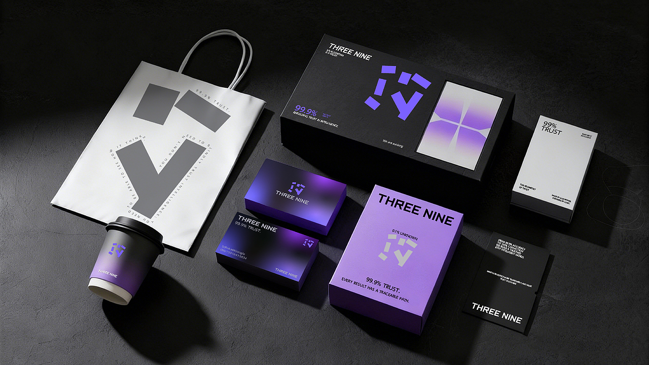 THREE NINE | 智能科技品牌设计提案（图ZMzk5NDY4MTMy） - 品牌 - 站酷设计师一林_原创素材 - 站酷ZCOOL