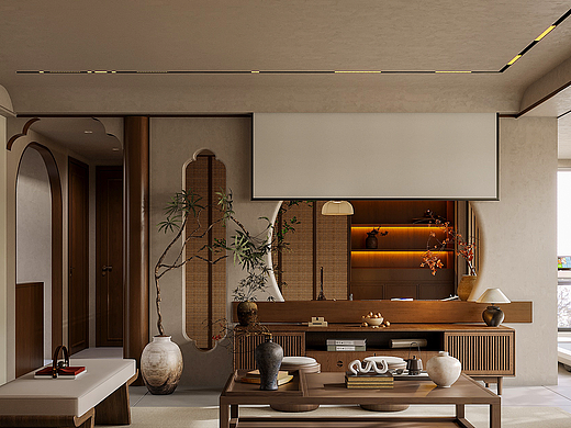 新中式宅居：把 “禅意” 揉进生活的每寸空间