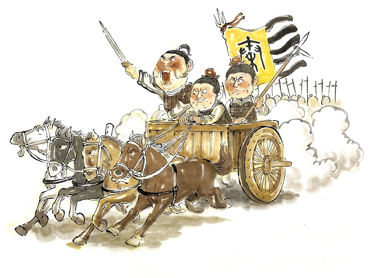 《我在古代当皇帝》-秦始皇漫画（图ZMzk5NDc0NzY4） - 绘本 - 站酷设计师博观文化原创素材 - 站酷ZCOOL