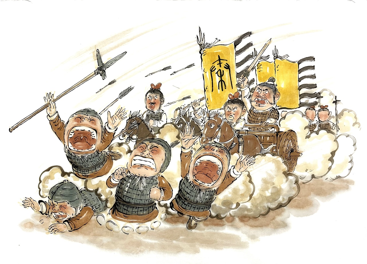 《我在古代当皇帝》-秦始皇漫画（图ZMzk5NDc0Nzgw） - 绘本 - 站酷设计师博观文化原创素材 - 站酷ZCOOL