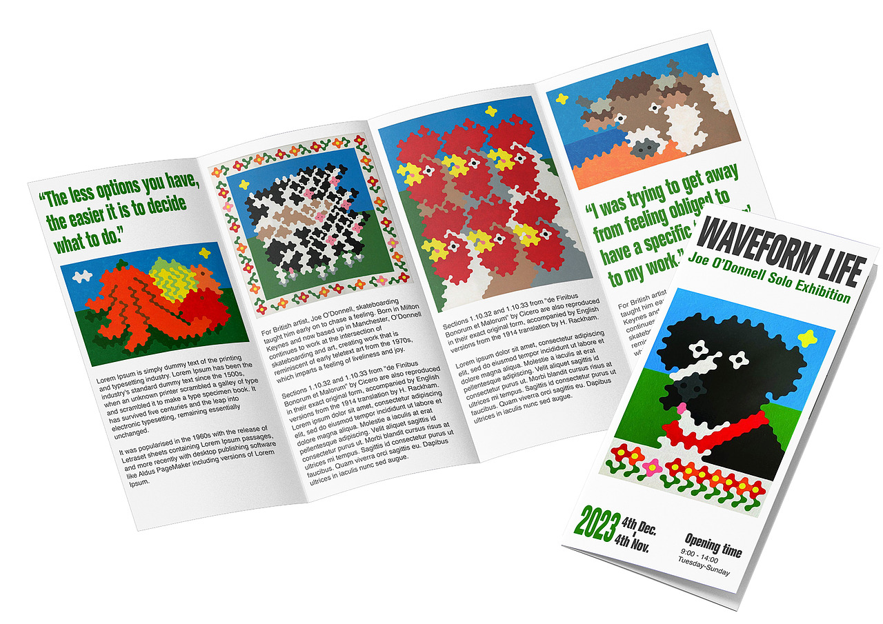 艺术展览手册设计