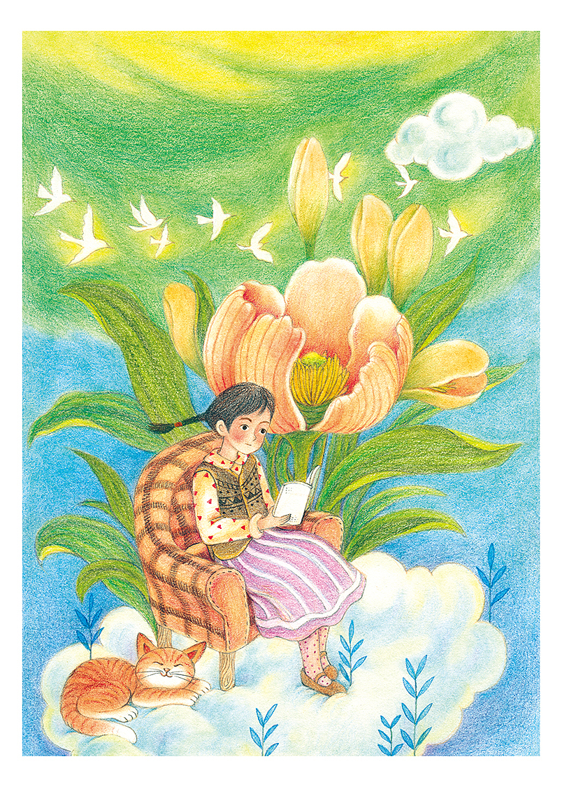 孔雀绿的彩铅童画（图ZMzk5NDgwNDM2） - 儿童插画 - 站酷设计师孔雀绿原创素材 - 站酷ZCOOL