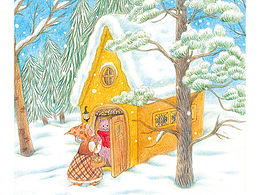 孔雀绿彩铅童画